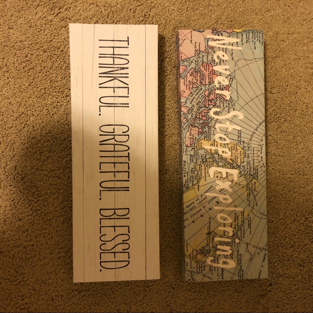 Two Piece Wall Decor Hangings